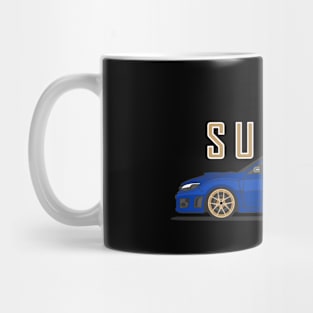 Subie STI Blue Mug